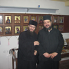 კუტლუმუშის მონასტრის ბერი დანიელი და დეკანოზი იოანე ჩიგოგიძე.  ვიყვარებოდეთ ურთიერთარს, რათა ერთობით ვადიდებდეთ ღმერთსა